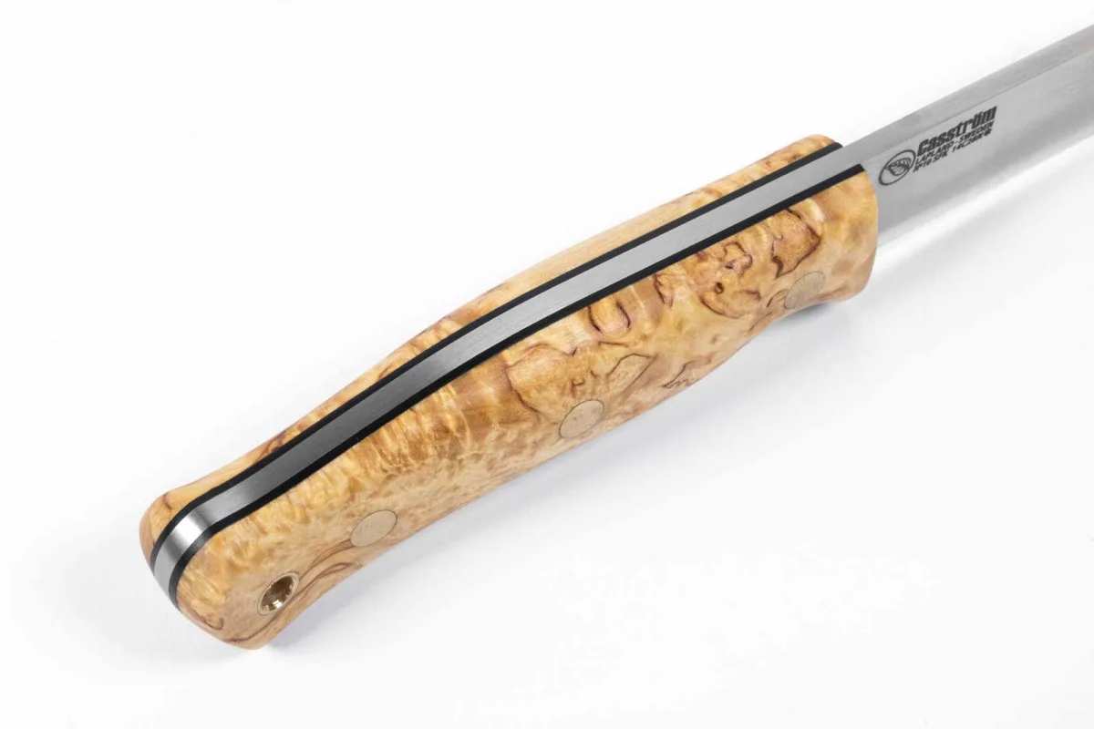Nóż Casström No.10 SFK Curly Birch Sleipner Kydex — zdjęcie 4