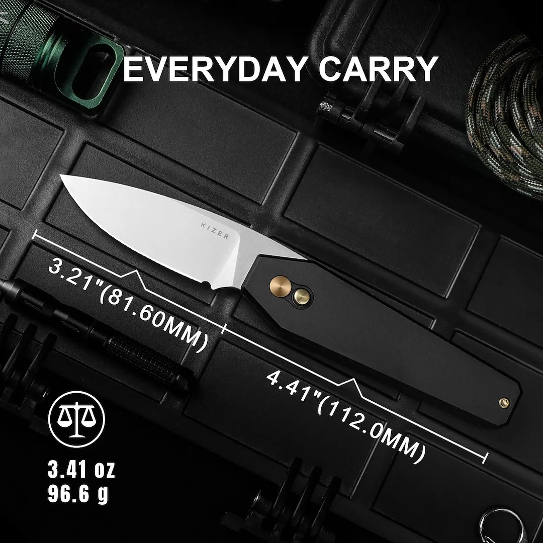 Nóż Kizer Tomb Aluminum Nitro-V — zdjęcie 15