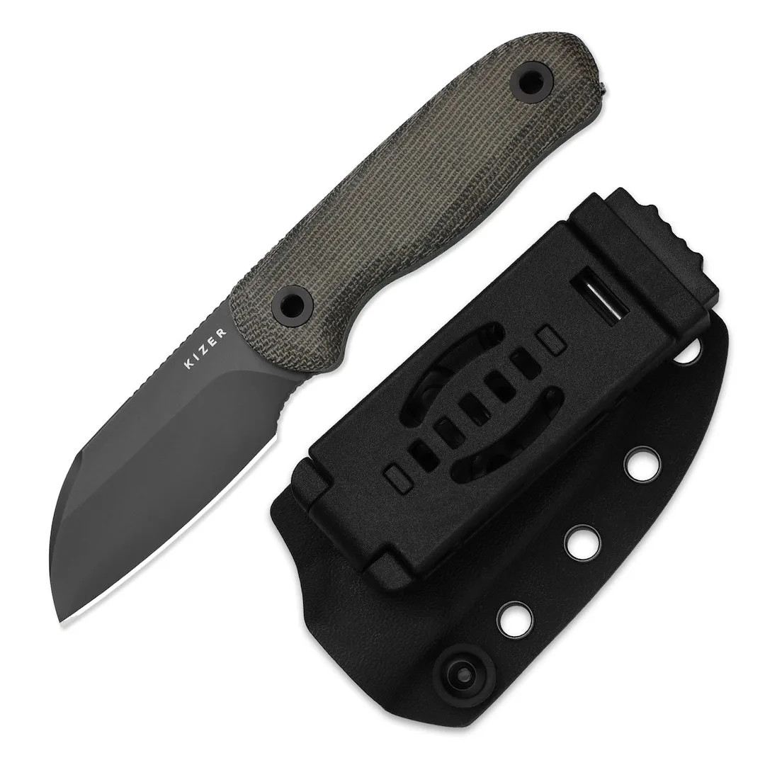 Nóż Kizer Drop Bear Fix Norplex UltreX Micarta S45 — zdjęcie 10