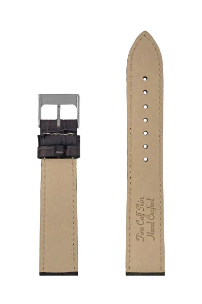 Pasek skórzany Zeppelin, szary 20 mm — zdjęcie 3