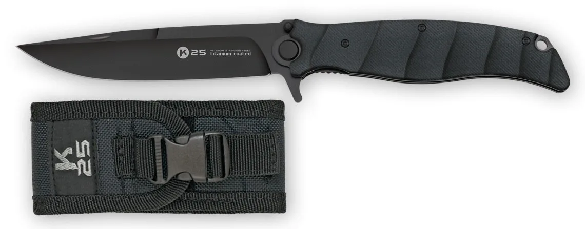 Nóż K25 25014 Tactical Black G10