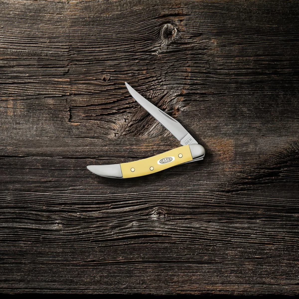 Nóż Case Small Texas Toothpick SS Yellow — zdjęcie 6