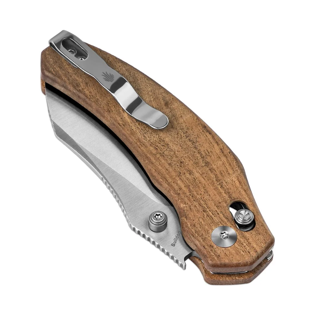 Nóż Kizer Bulldog Mkuruti Wood Nitro-V — zdjęcie 4
