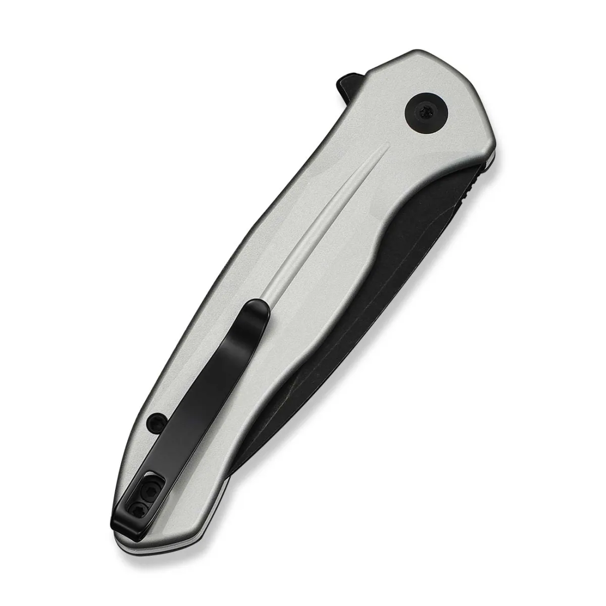 Nóż CIVIVI Button Lock Kitefin Silver Alu 14C28N — zdjęcie 5
