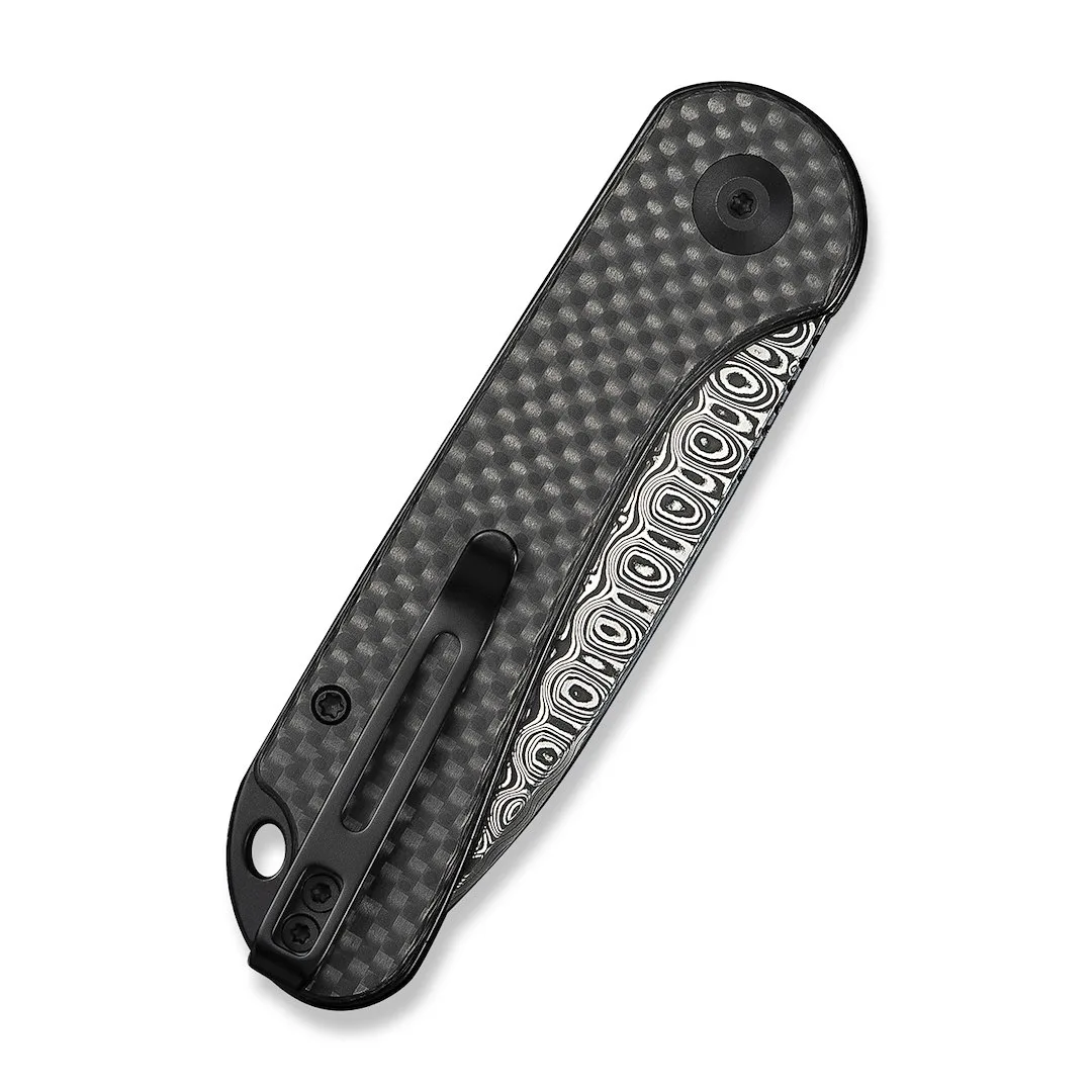 Nóż CIVIVI Elementum Slip Joint Damast CF — zdjęcie 5