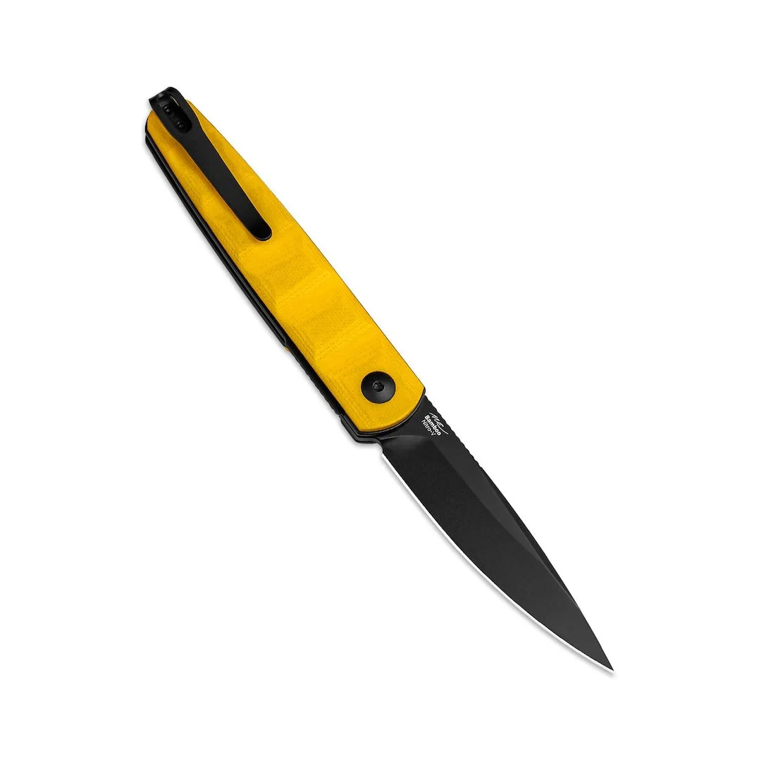 Nóż Kizer Bamboo G10 Yellow Nitro-V — zdjęcie 2