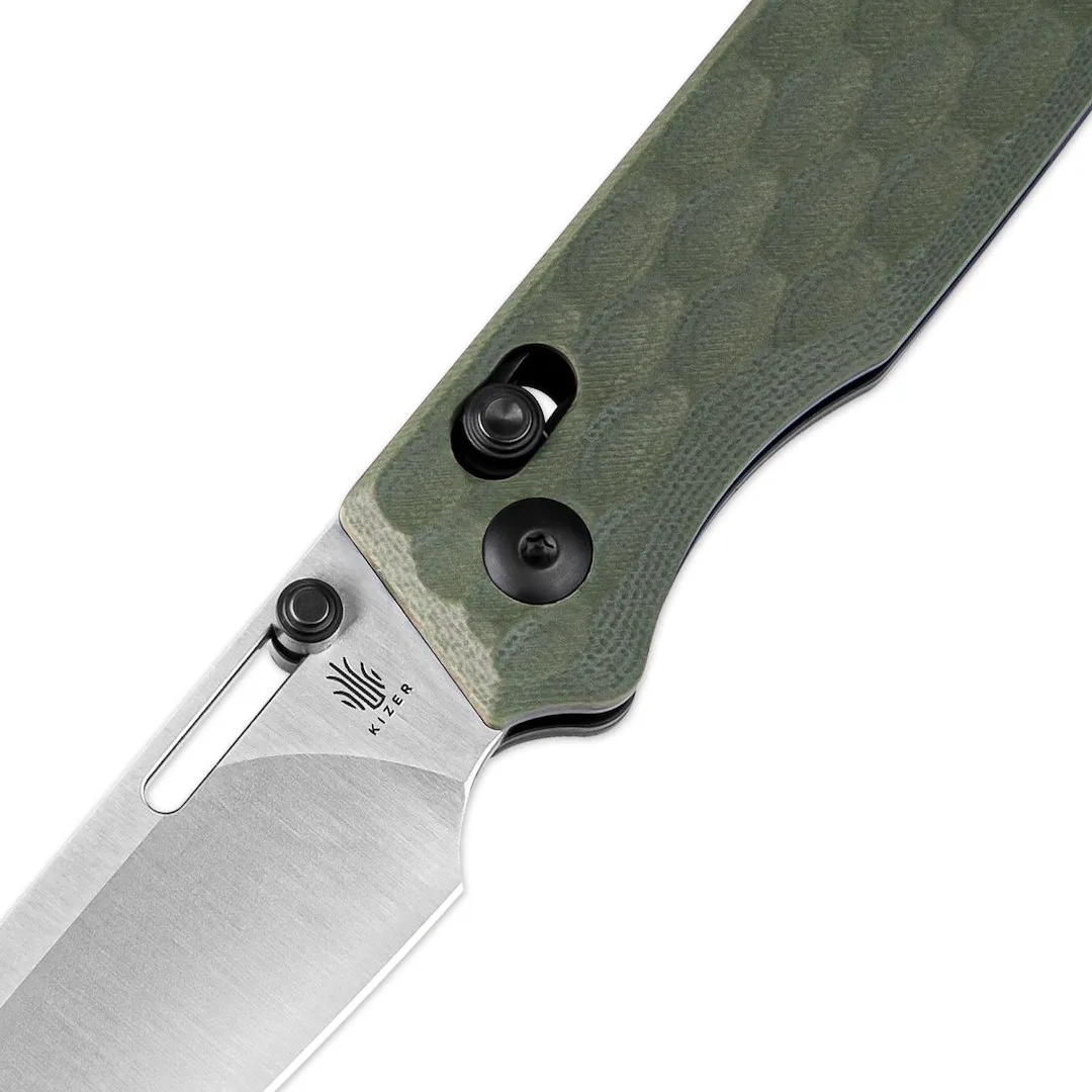 Nóż Kizer Task G10 OD Green 154CM — zdjęcie 5