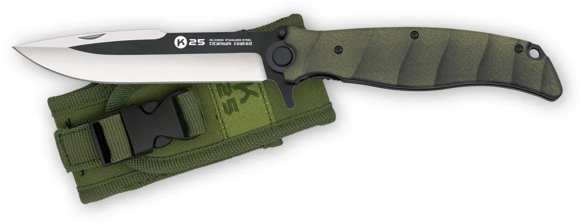 Nóż K25 25015 Tactical Green G10