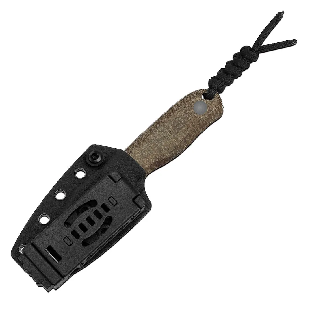 Nóż Kizer Drop Bear Fix Burlap Micarta 14C28N — zdjęcie 4