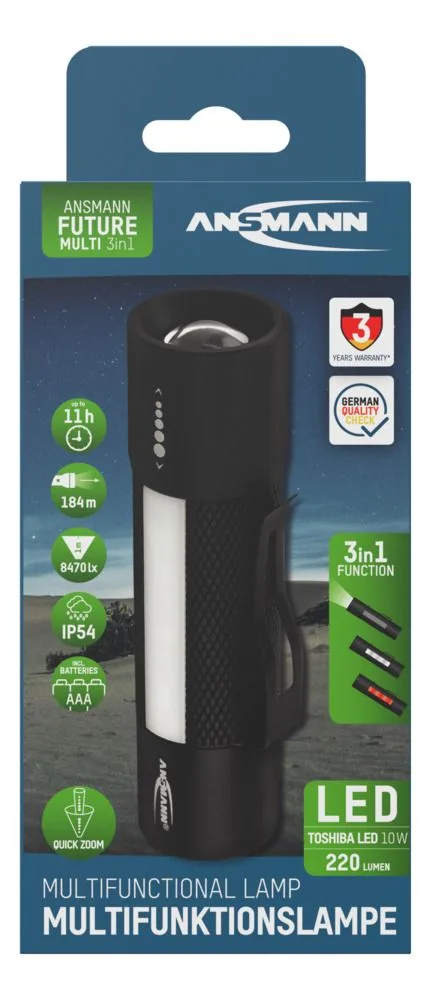 Latarka Ansmann LED Future Multi 3w1,220 lm, 3xAAA — zdjęcie 10
