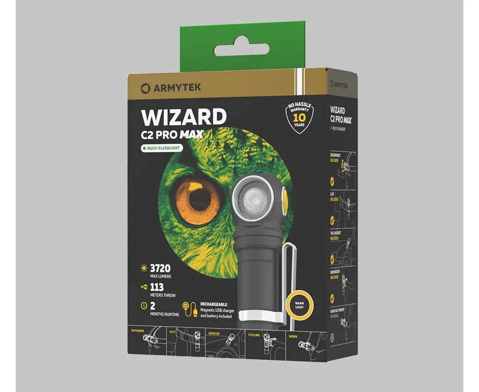 Latarka Armytek Wizard C2 Pro Max Warm 3720 lm — zdjęcie 6