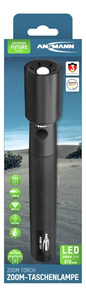 Latarka Ansmann LED Torch Future T500F,970 lm, 3xD — zdjęcie 8
