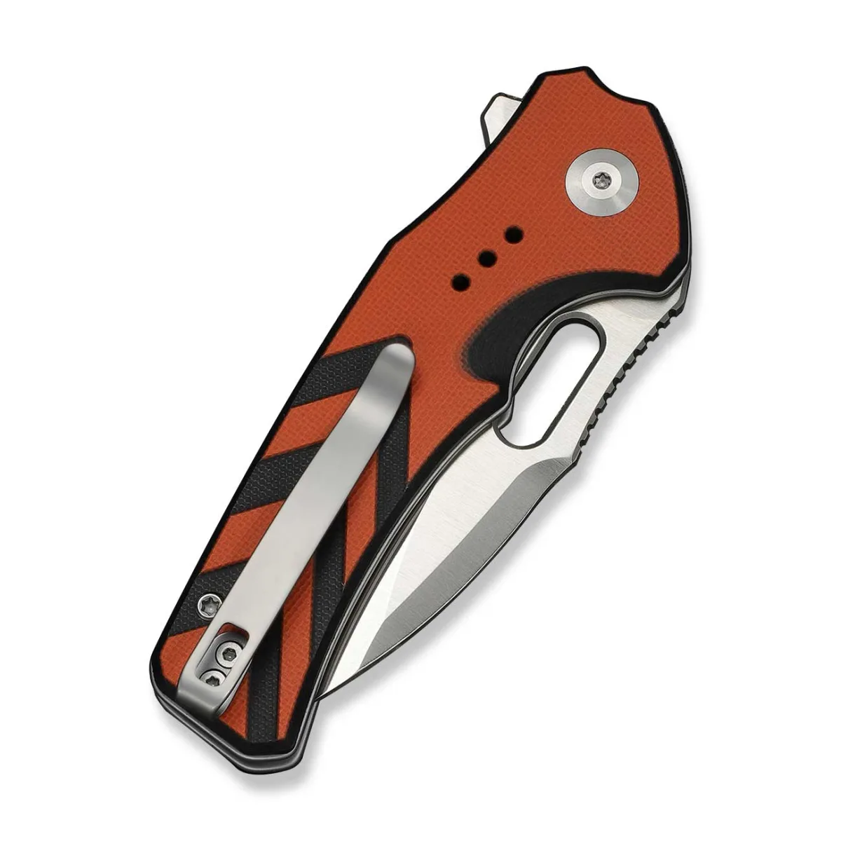 Nóż CIVIVI Vexron G10 Milled Orange & Black 14C28N — zdjęcie 5