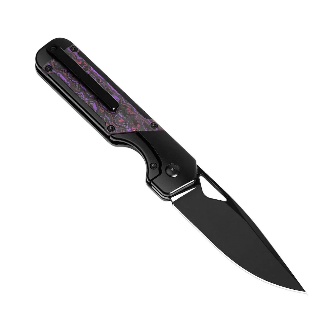 Nóż Kizer Militaw Titanium+Fat Carbon S45VN — zdjęcie 2