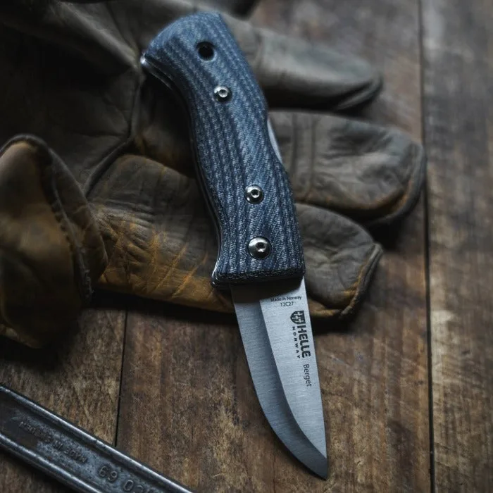 Nóż Helle Berget Denim Micarta 12C27 — zdjęcie 4