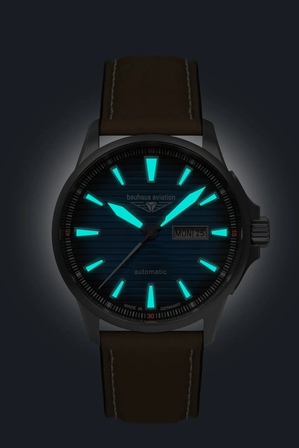 Zegarek Bauhaus Aviation Titanium 28623, 42mm — zdjęcie 2