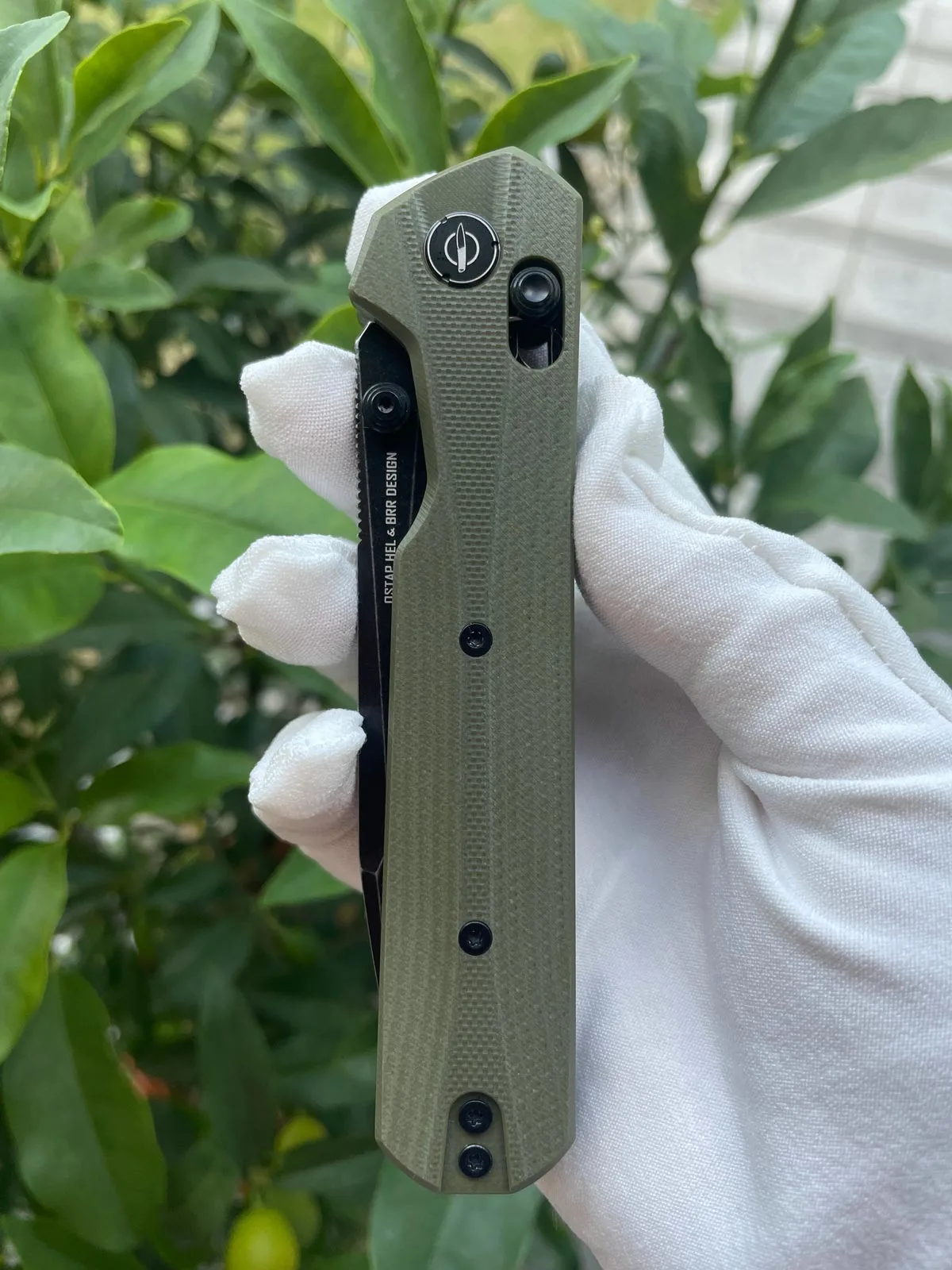 Nóż KNIVESPL The First OD Green G10 14C28N — zdjęcie 4