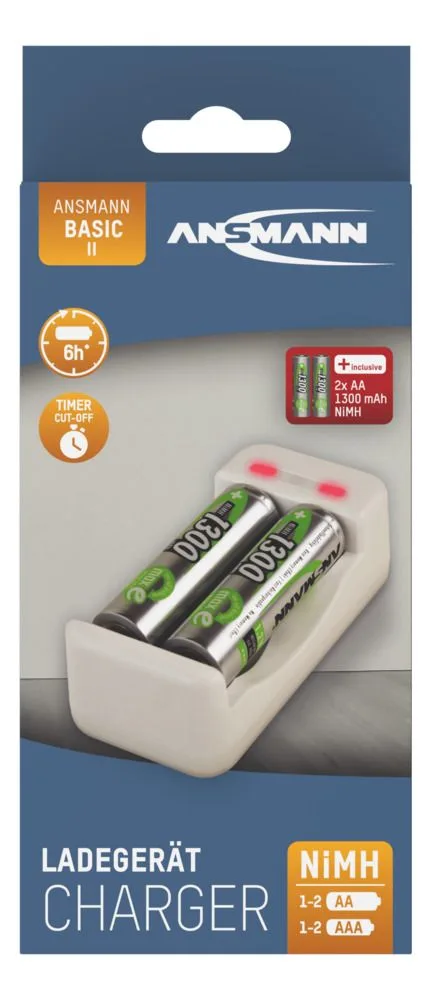 Ładowarka Ansmann USB Basic II + 2x AA 1300mAh — zdjęcie 6