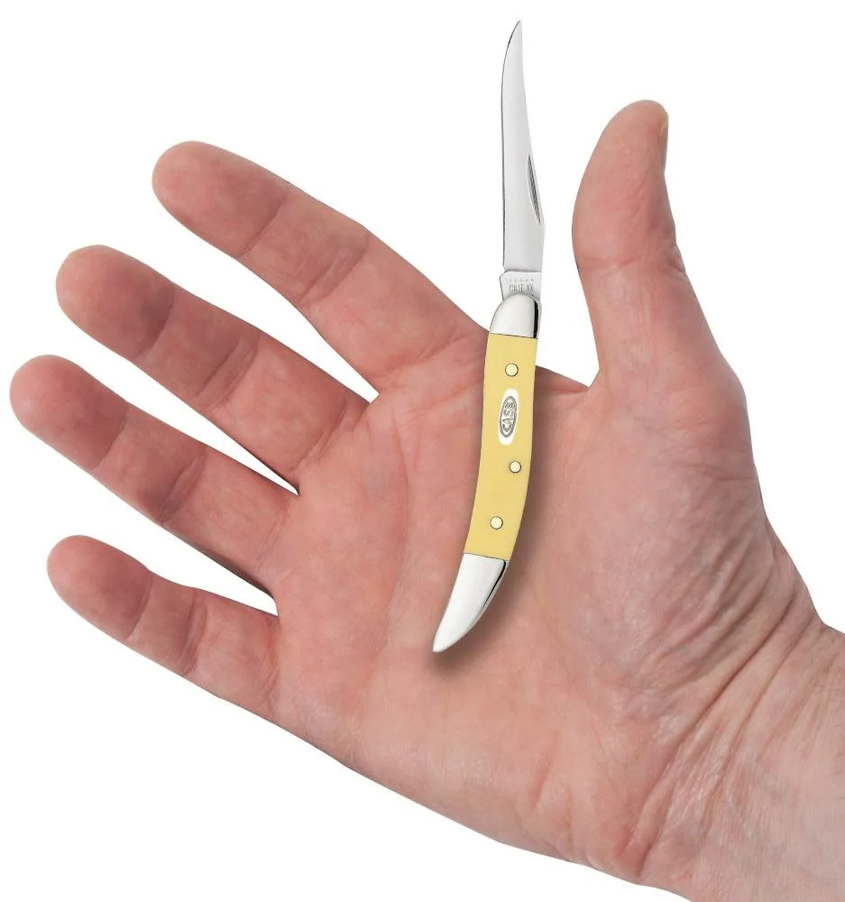 Nóż Case Small Texas Toothpick SS Yellow — zdjęcie 5