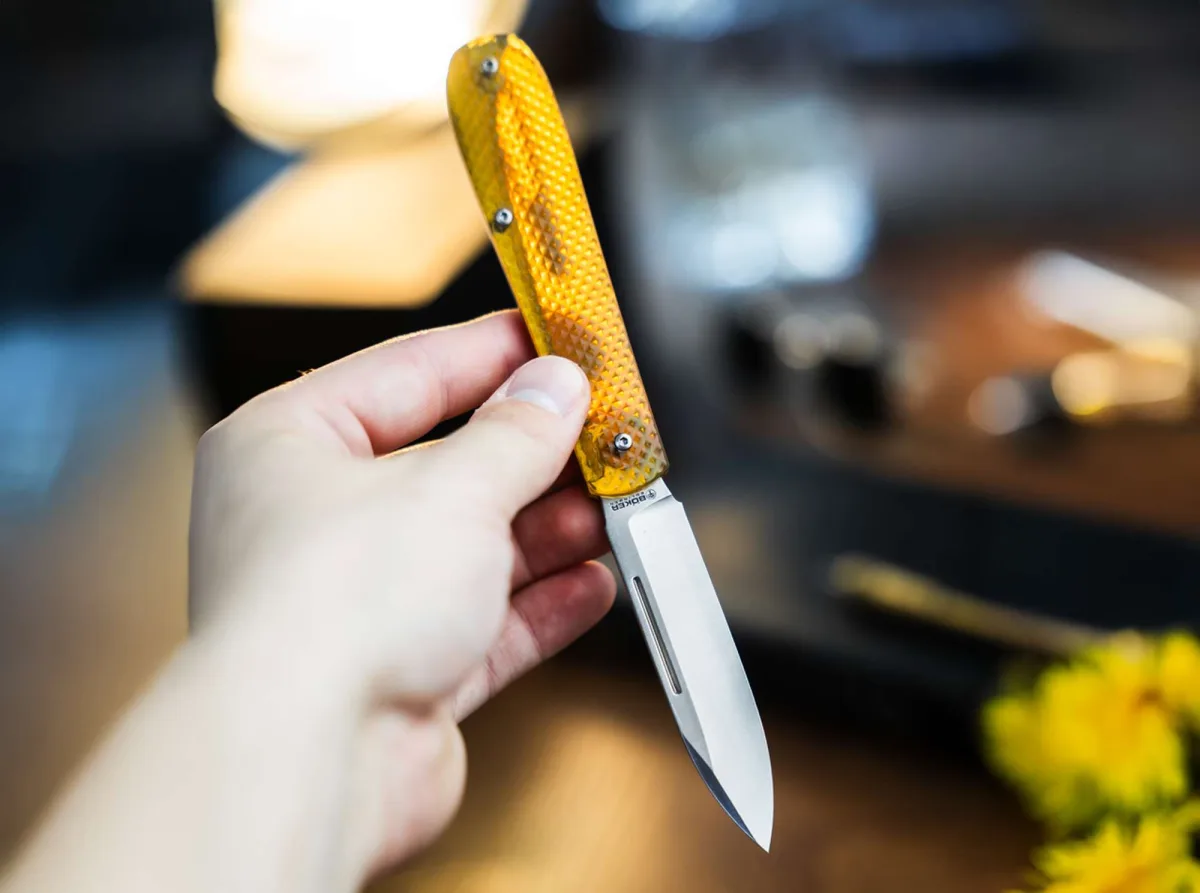 Nóż Böker Solingen Coffin Ultem MagnaCut — zdjęcie 6