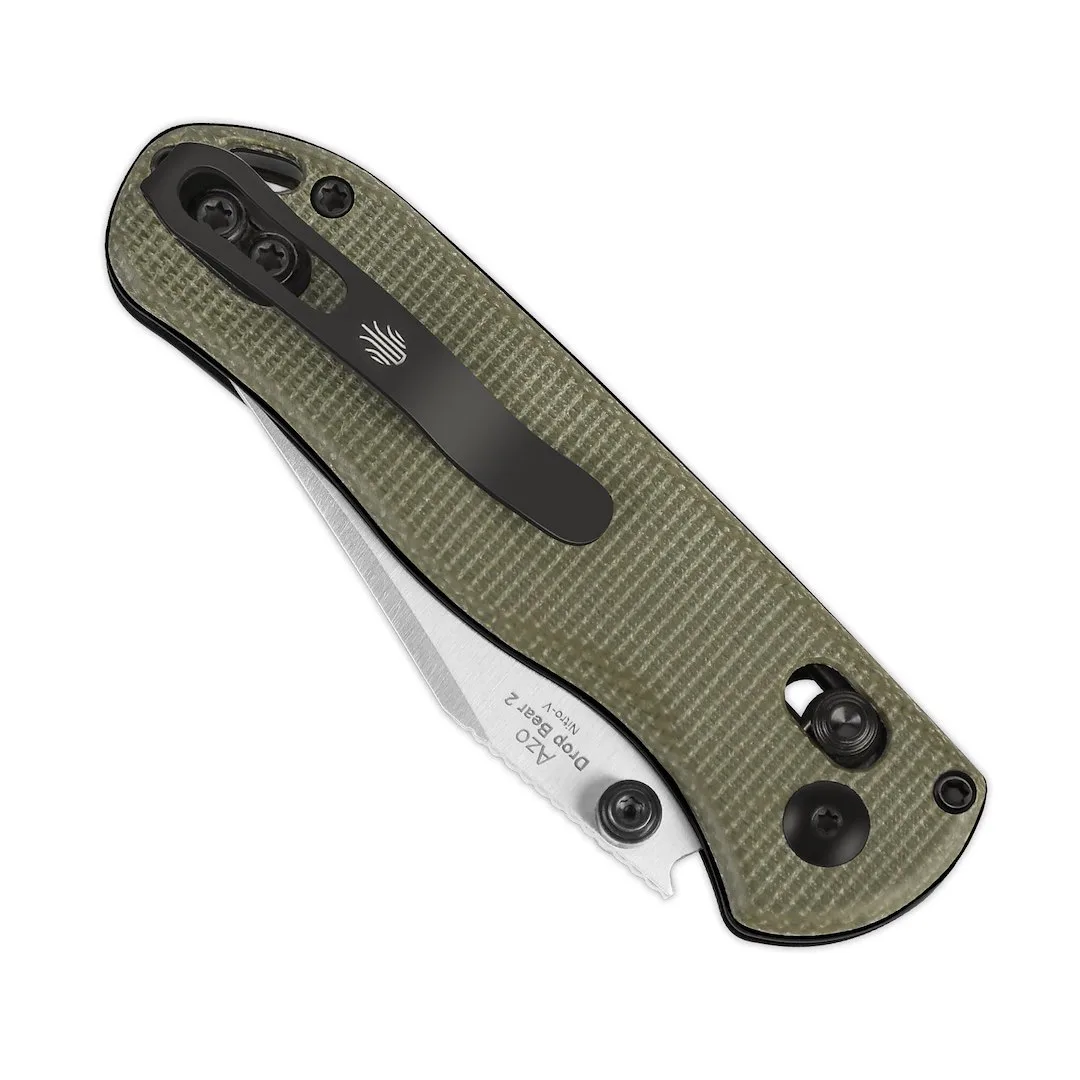 Nóż Kizer Drop Bear 2 Micarta AEB-L — zdjęcie 3