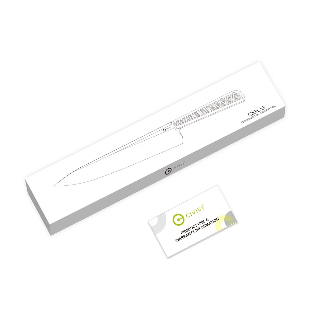 Nóż CIVIVI Cibus 14C28N Milled Orange G10 C23048-3 — zdjęcie 5