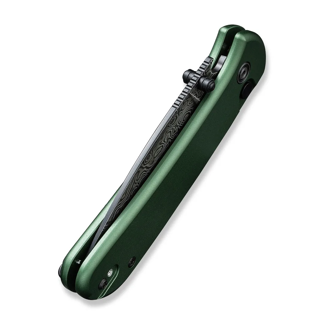 Nóż CIVIVI Qubit Damast Aluminum Green C22030E-DS1 — zdjęcie 6