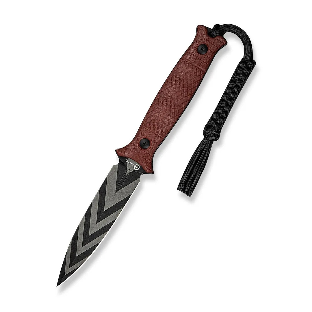 Nóż CIVIVI Fixed Perfrico 14C28N Burgundy G10 — zdjęcie 3