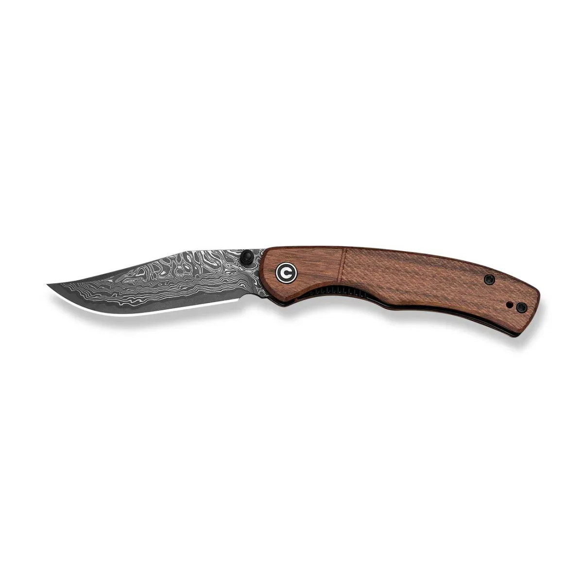 Nóż Civivi Clingman Damascus Guibourtia Wood — zdjęcie 8