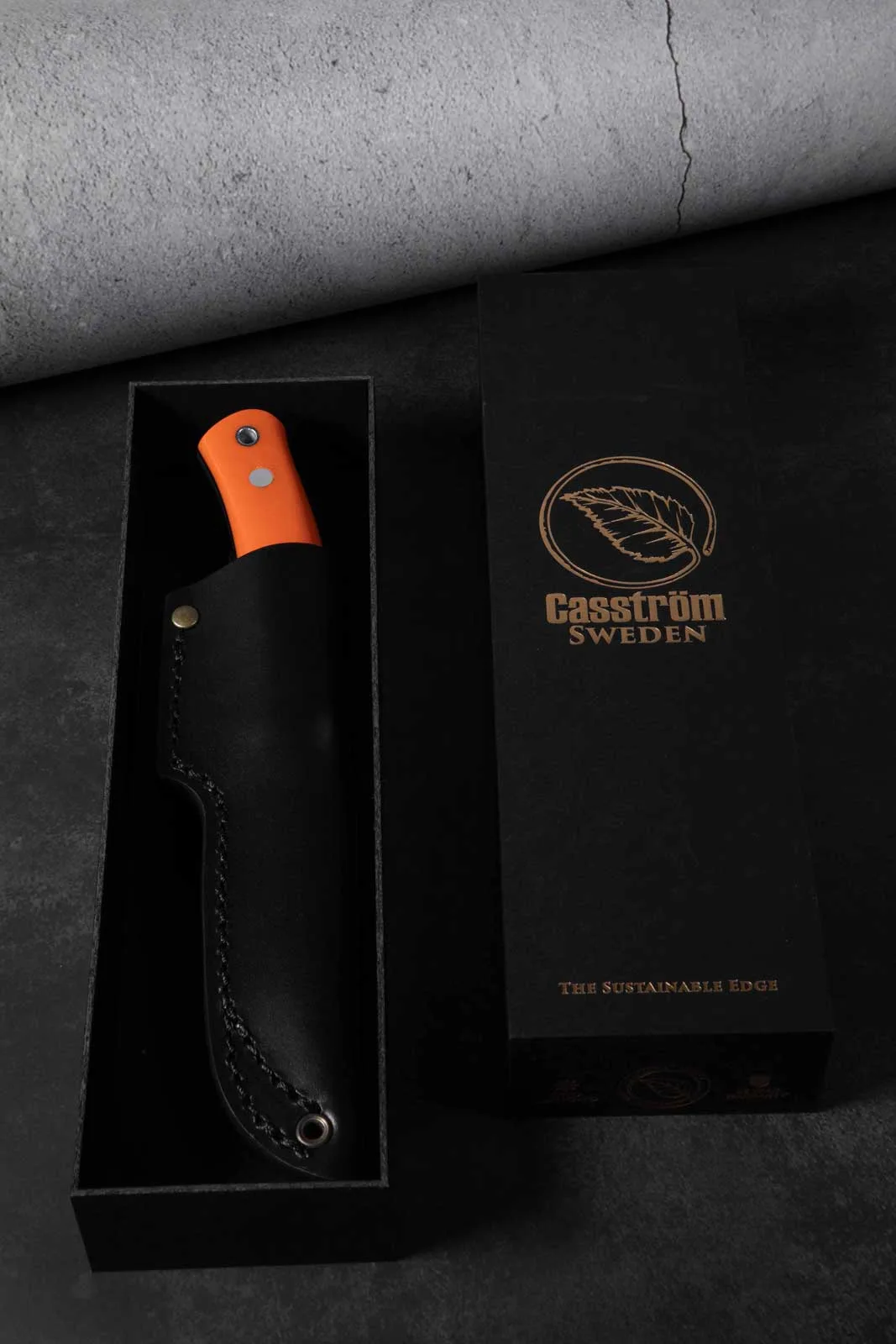 Nóż Casström No.10 SFK Orange G10 14C28N — zdjęcie 9