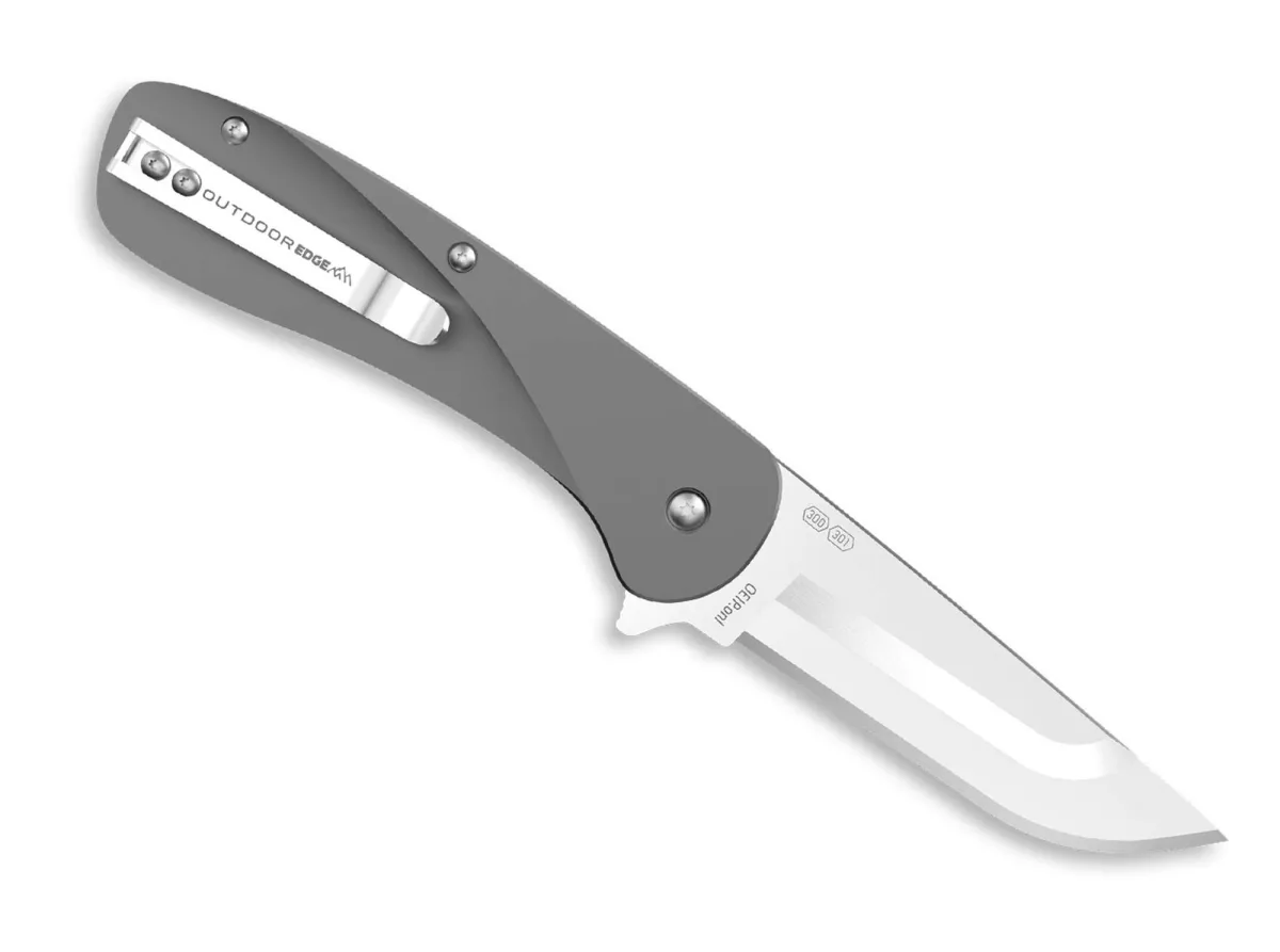 Nóż Outdoor Edge Razor VX1 3.0" Aluminum Grey — zdjęcie 2