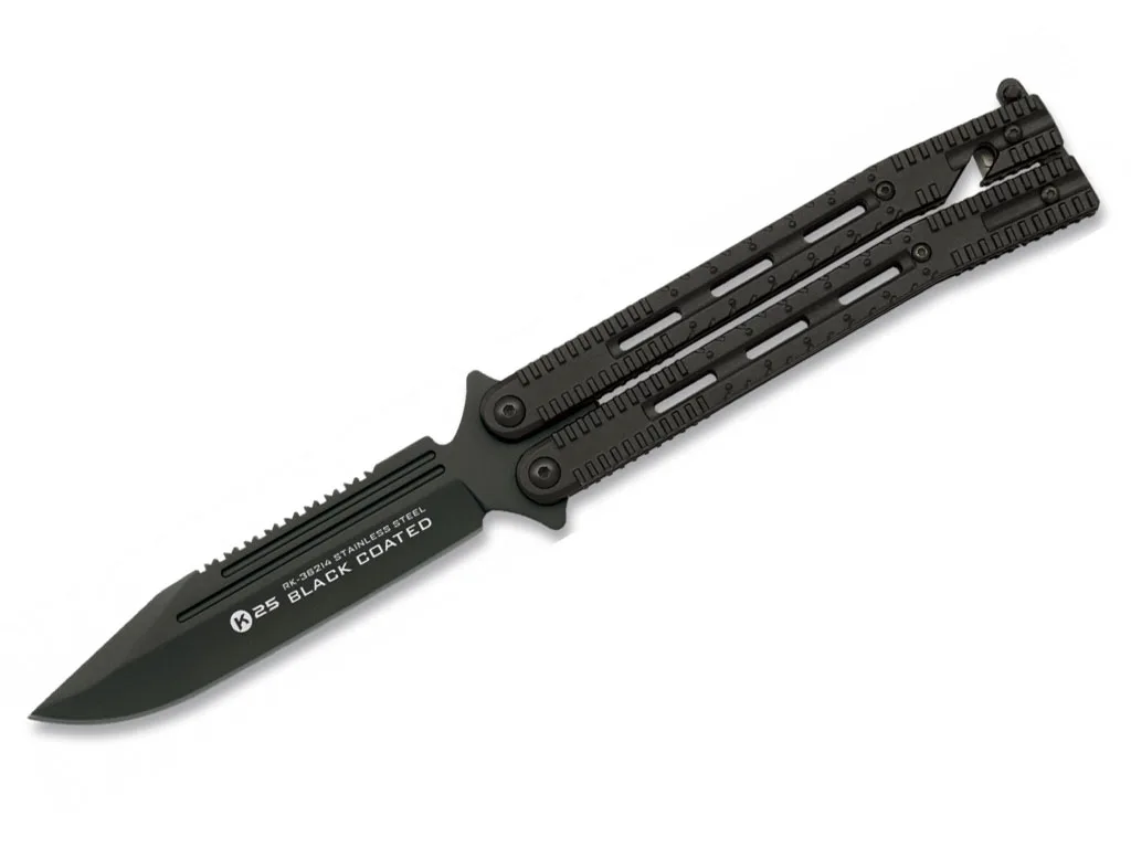 Nóż motylek K25 36214 Balisong Black — zdjęcie 1