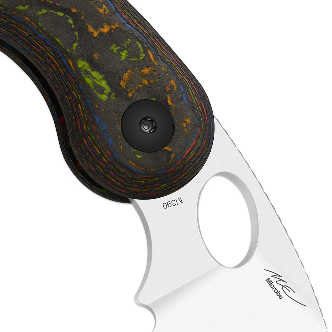 Nóż Kizer Microbe Camo Carbon M390 — zdjęcie 4
