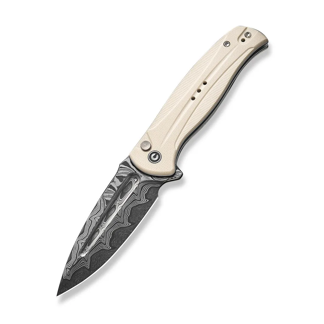 Nóż CIVIVI Incindie Damascus G10 Ivory — zdjęcie 1