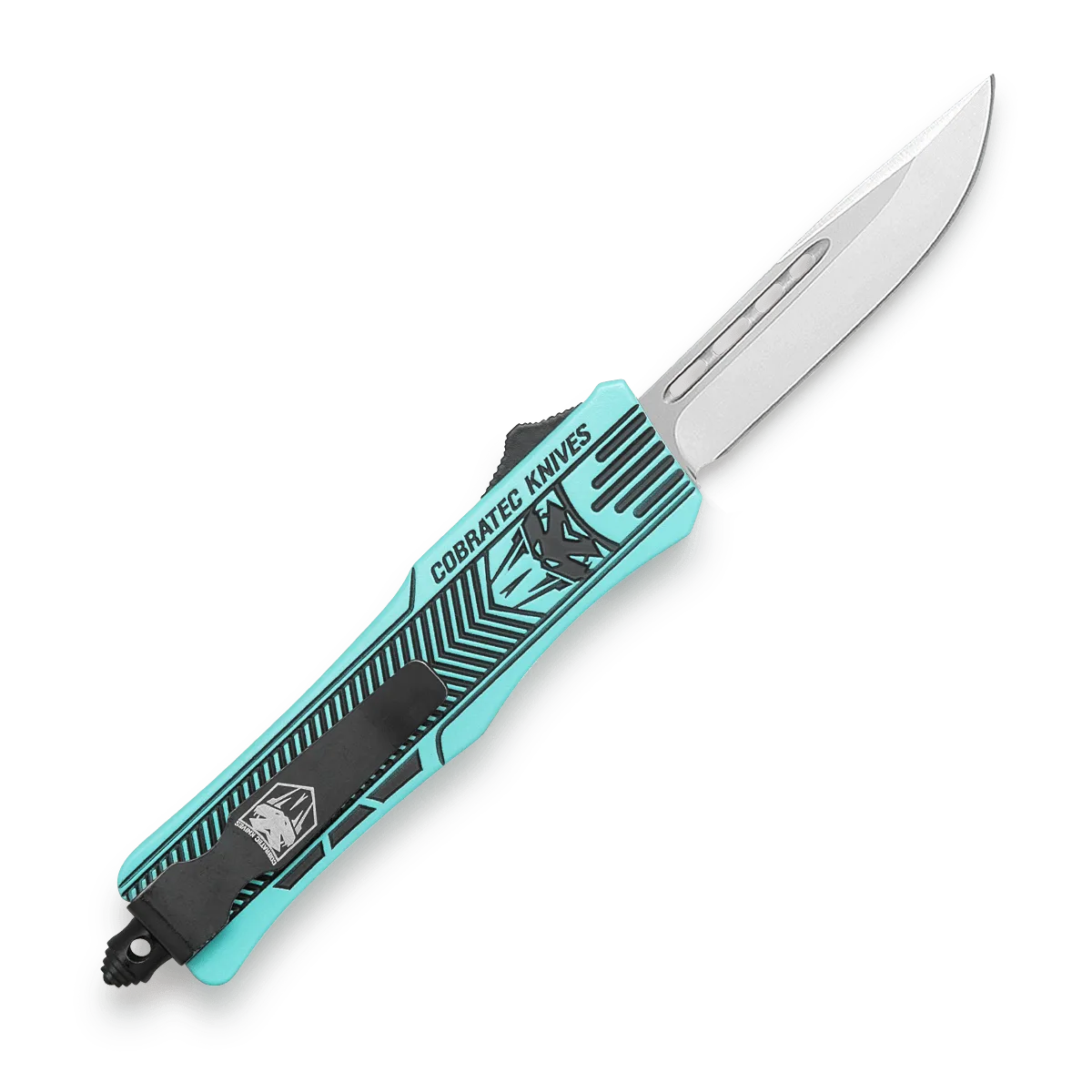 Nóż Cobratec Med. Tiffany Blu.Gra.Bl. D.N.S. — zdjęcie 3