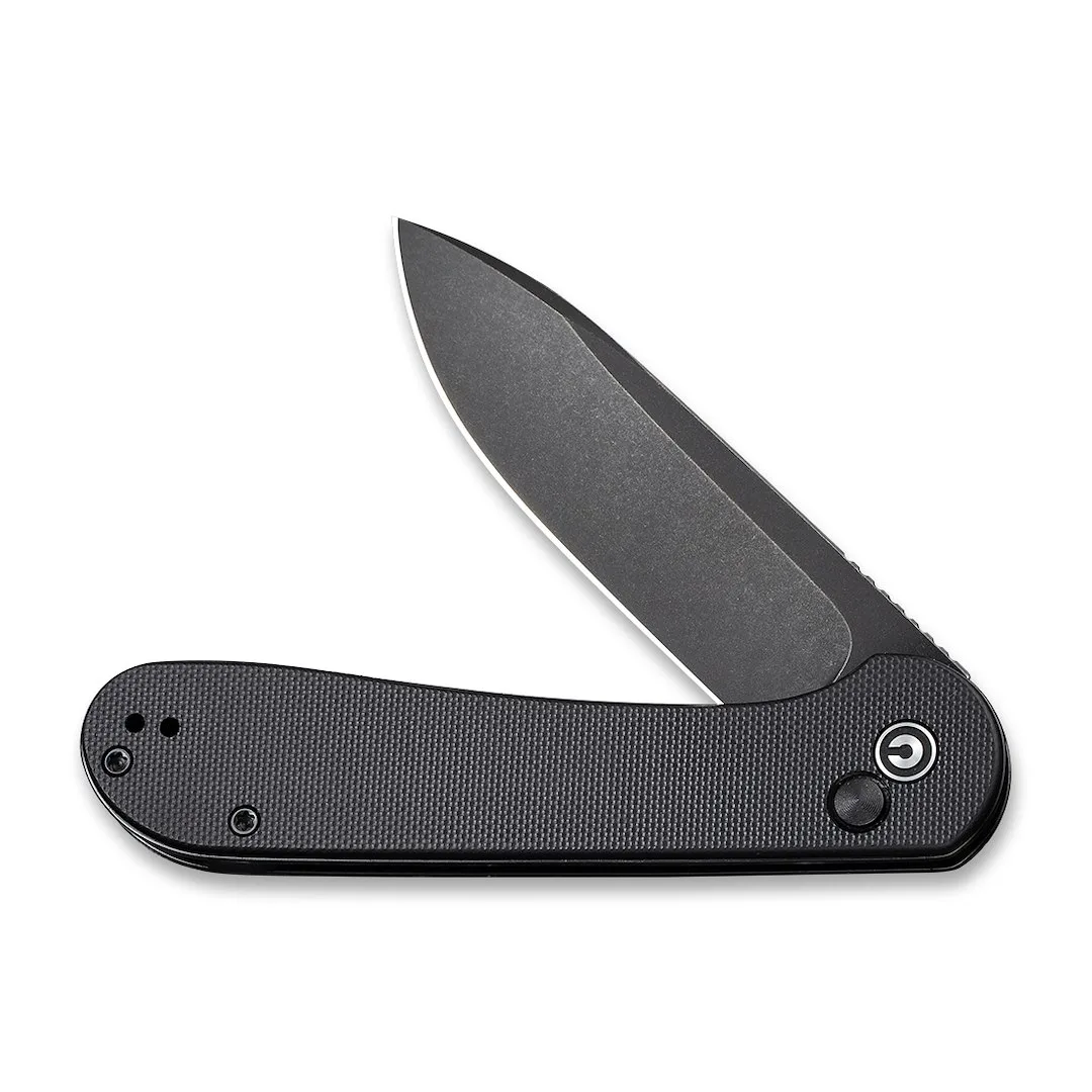Nóż CIVIVI Button Lock Elementum All Black G10 — zdjęcie 4
