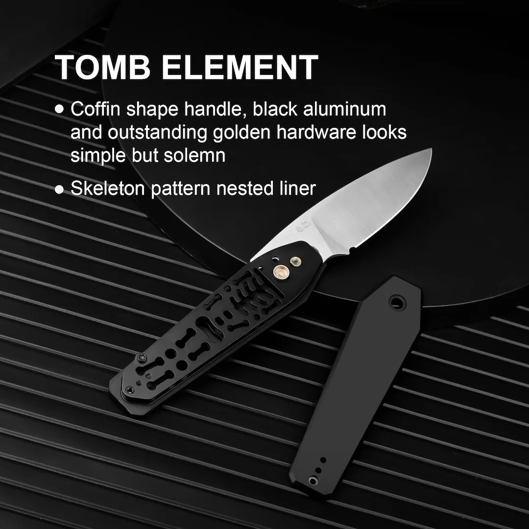 Nóż Kizer Tomb Aluminum Nitro-V — zdjęcie 16