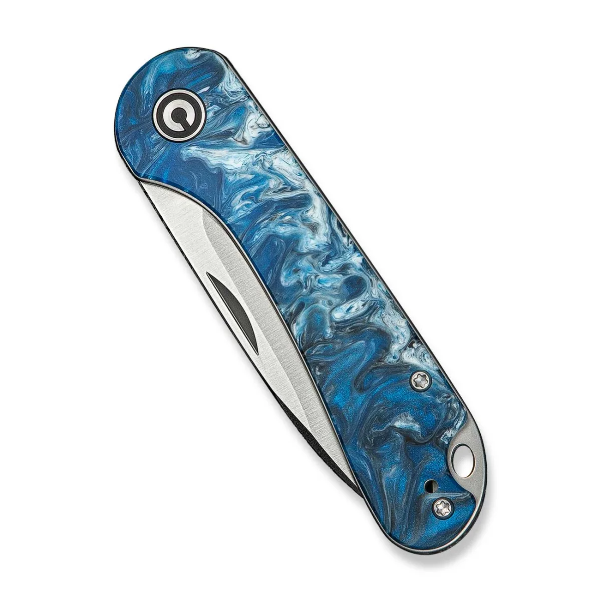 Nóż Civivi Elementum Slip Joint 14C28N Blue Resin — zdjęcie 4