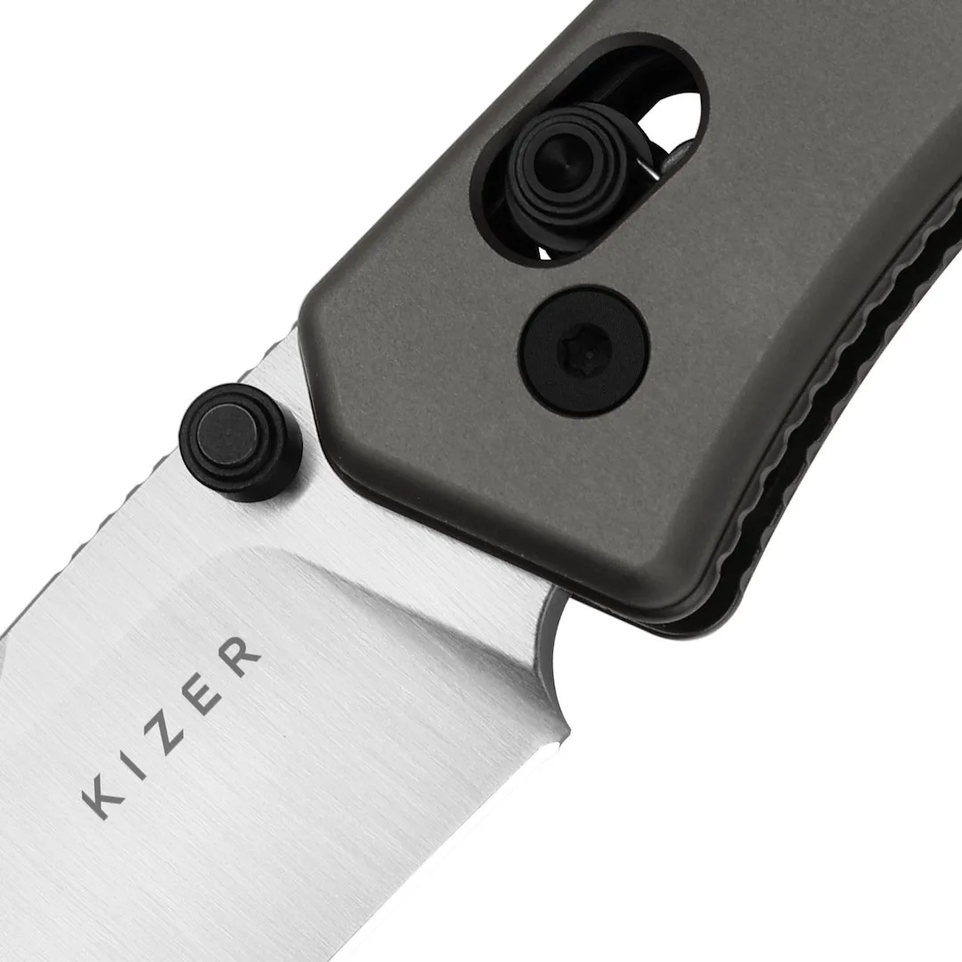 Nóż Kizer Aegis Gray Aluminum AEB-L — zdjęcie 3