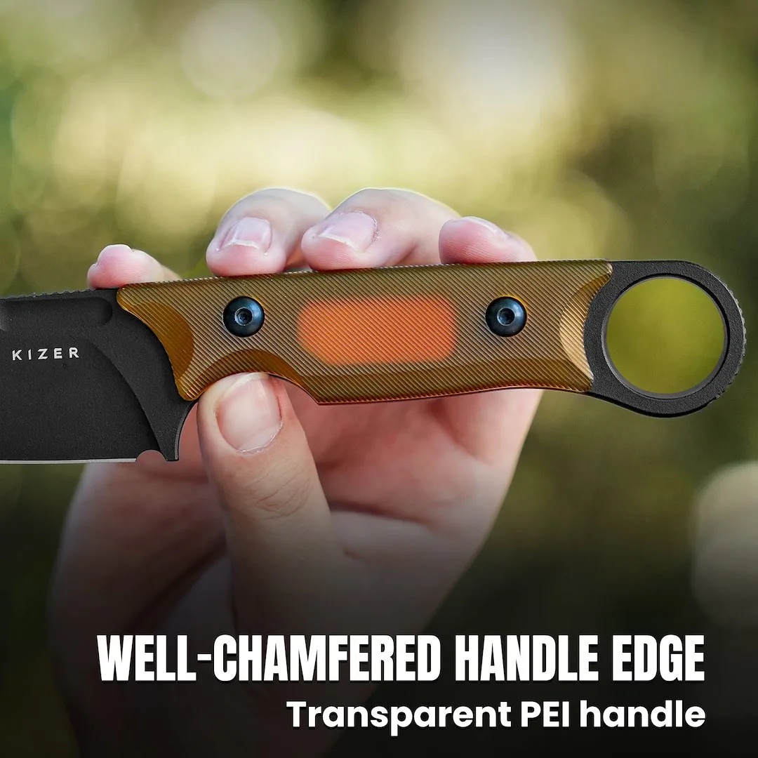 Nóż Kizer Fixed Cabox PEI Nitro-V — zdjęcie 11