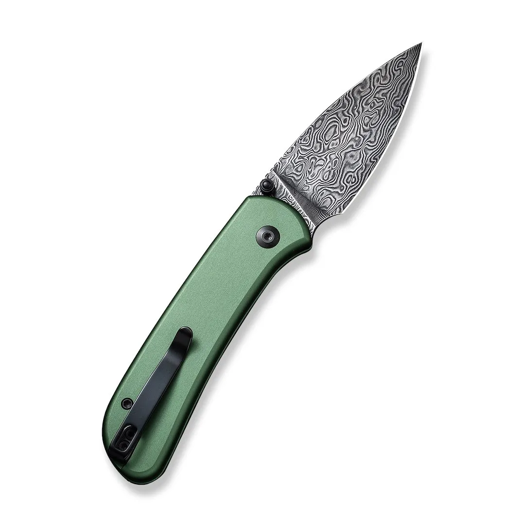 Nóż CIVIVI Qubit Damast Aluminum Green C22030E-DS1 — zdjęcie 2