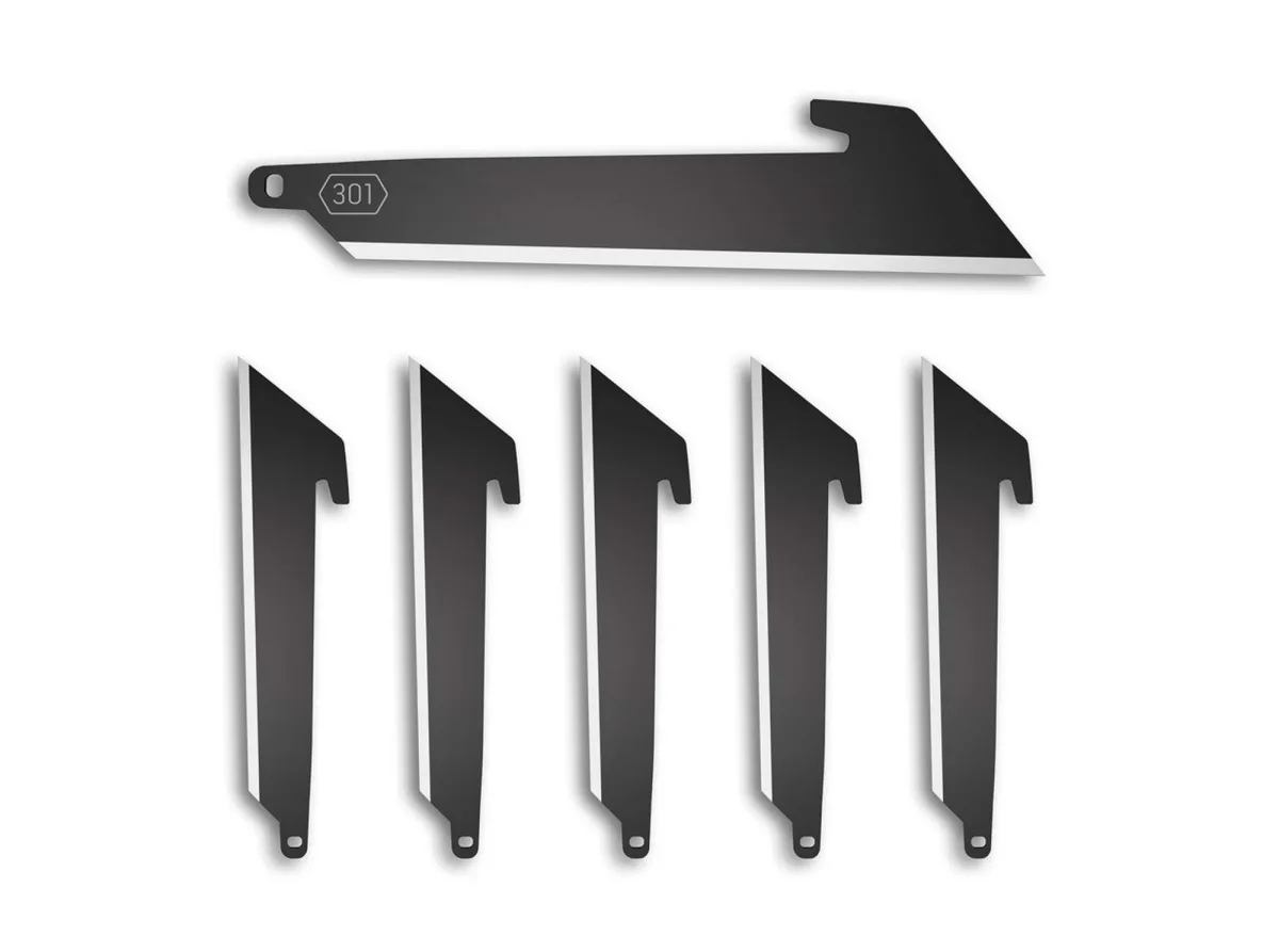 6 ostrzy Outdor Edge Utility 301 Black
