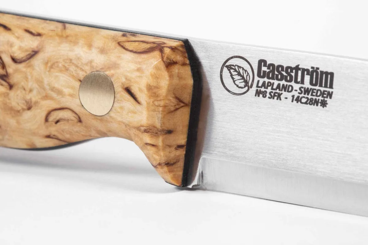 Nóż Casström No.8 SFK CB 14C28N z krzesiwem — zdjęcie 4