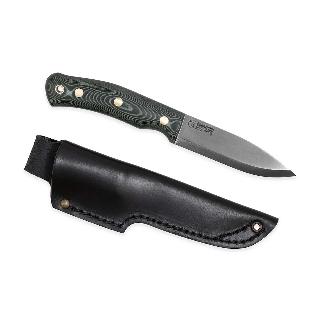 Nóż Casström No.10 SFK Green Micarta Sleipner — zdjęcie 1