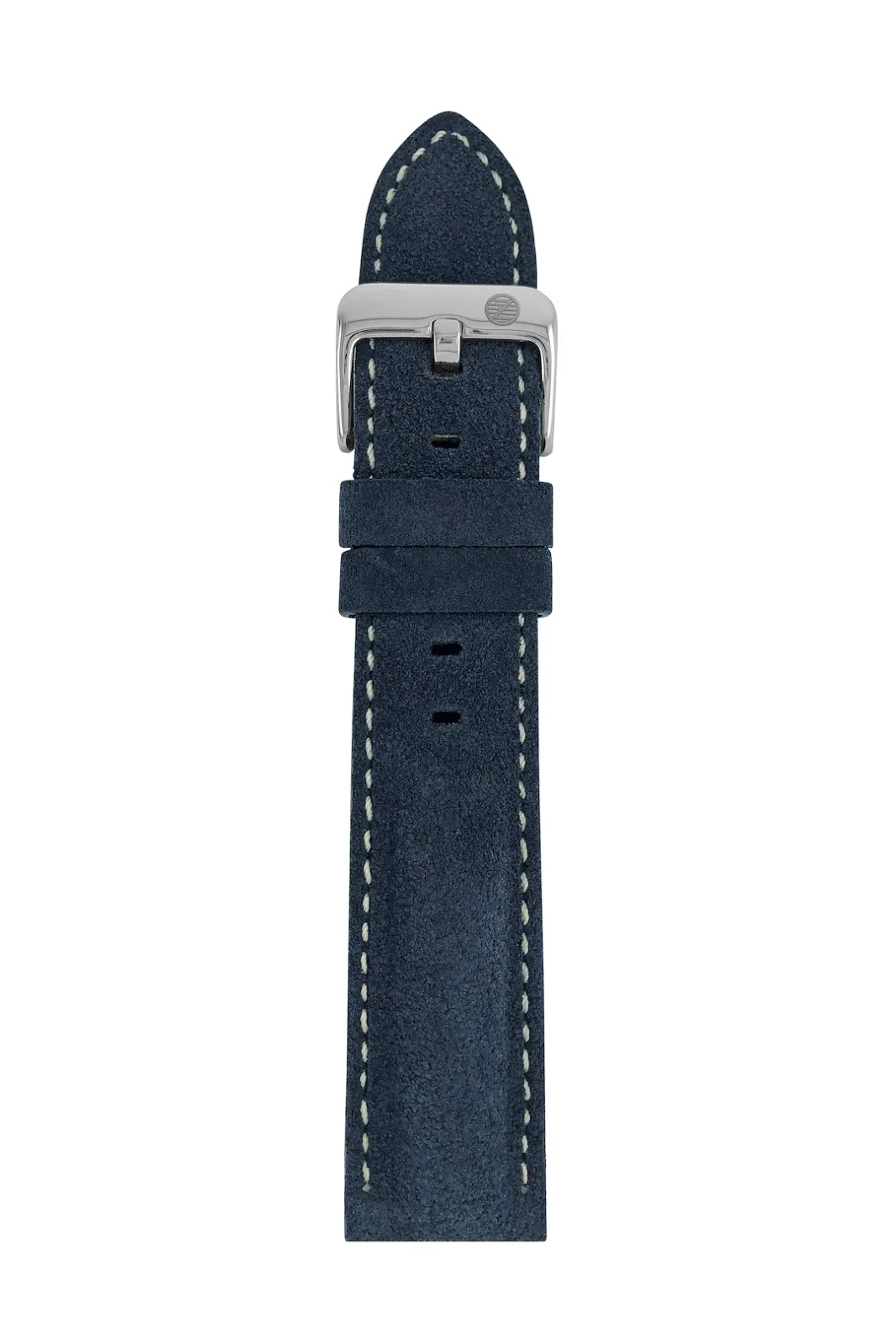 Pasek skórzany Zeppelin granatowy, 22 mm — zdjęcie 1