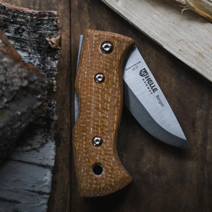 Nóż Helle Berget Mustard Jute Micarta 12C27 — zdjęcie 5