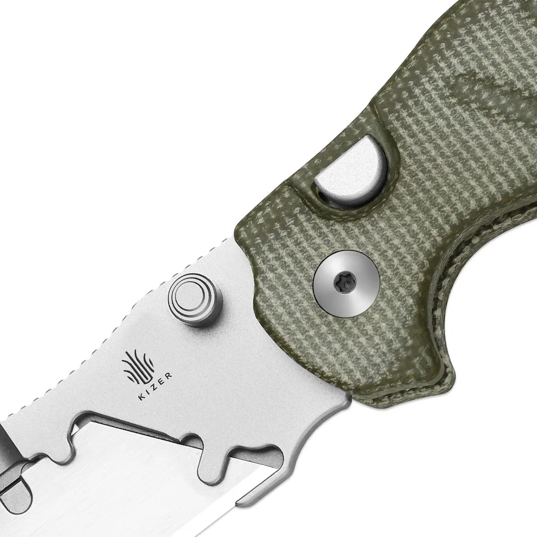 Nóż Kizer C01C Uti 2 Micarta 5Cr15MoV — zdjęcie 3