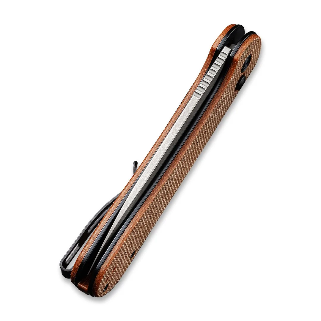 Nóż CIVIVI Button Lock Elementum Brown Micarta — zdjęcie 7
