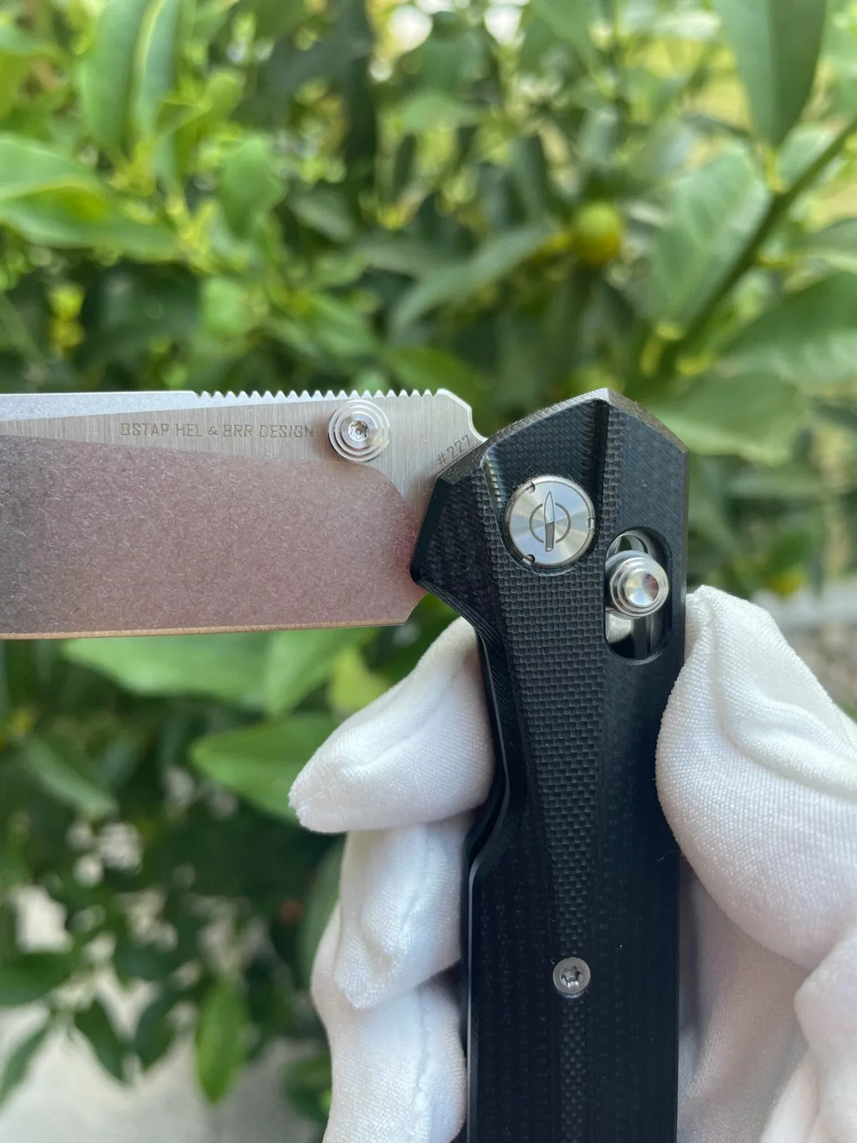 Nóż KNIVESPL The First Black G10 14C28N — zdjęcie 5