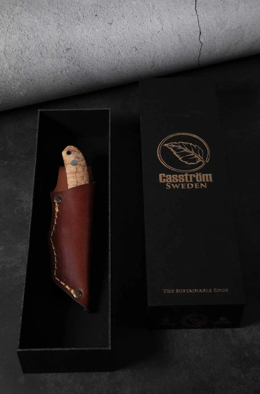 Nóż Casström Safari Mini Hunter Stab. Curly Birch — zdjęcie 10